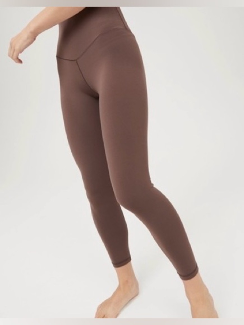 OFFLINE By Aerie Real Me 7/8 Leggings Cocoa - Picture 2 of 7